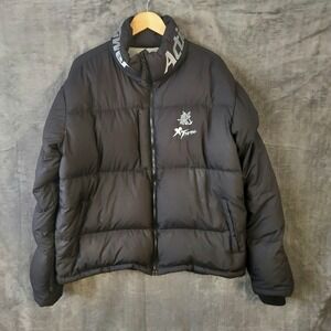 Jackie Chan‎ JC Collection Large Jacket Down Black Embroidered Xtreme Action Y2K